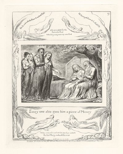 Every One Also Gave Him a Piece of Money, 1825 by William Blake